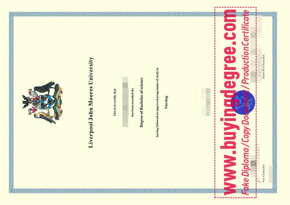 Liverpool John Moores University degree