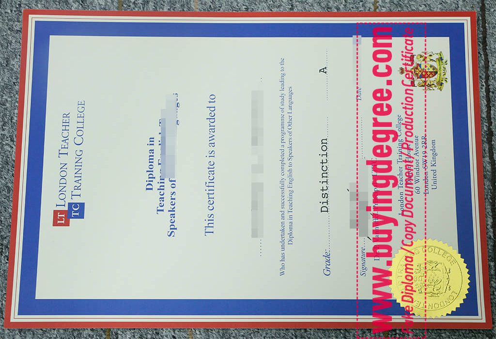 London Teacher Training College diploma