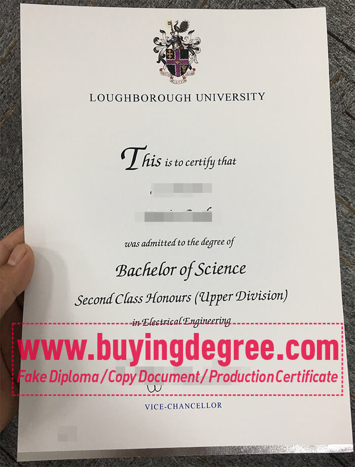 Loughborough University diploma