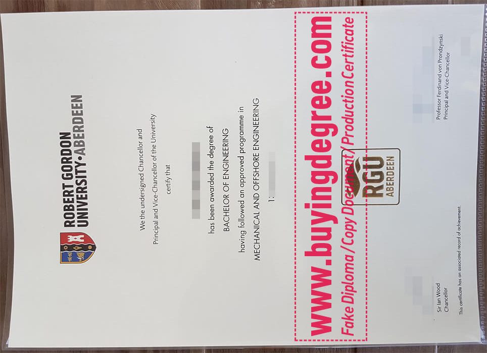 Robert Gordon University degree for a low price?