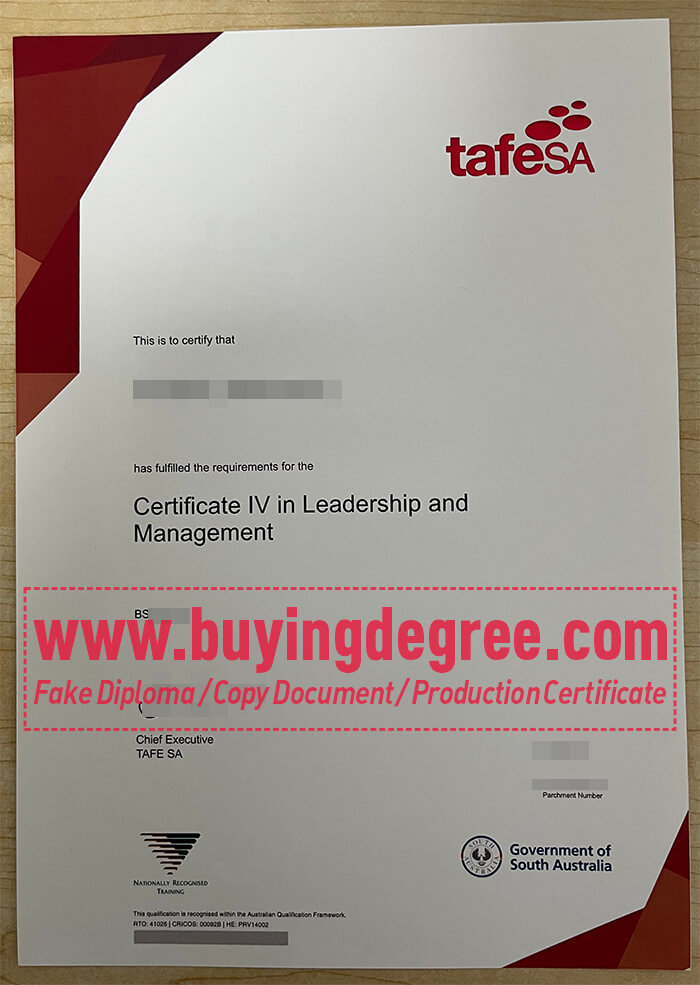 TAFE SA diploma