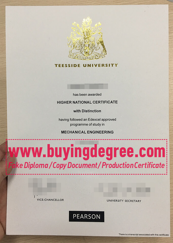 Teesside University degree