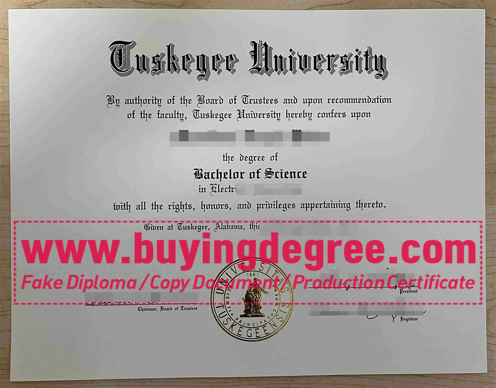 Tuskegee University degree