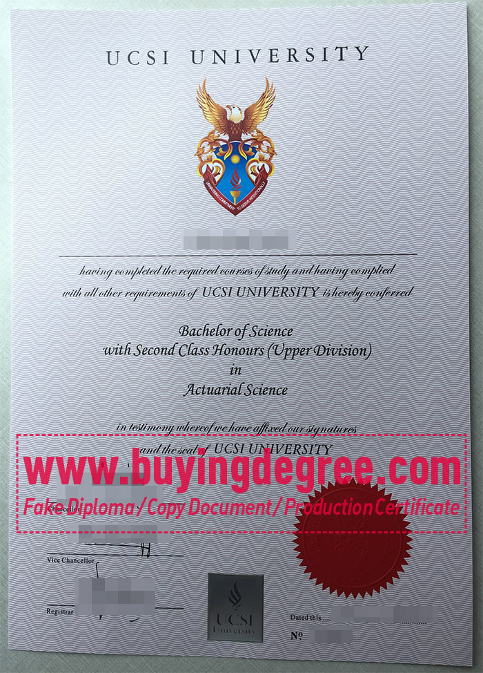 UCSI University degree