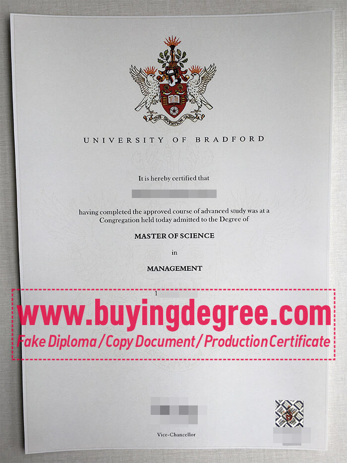 University of Bradford degree