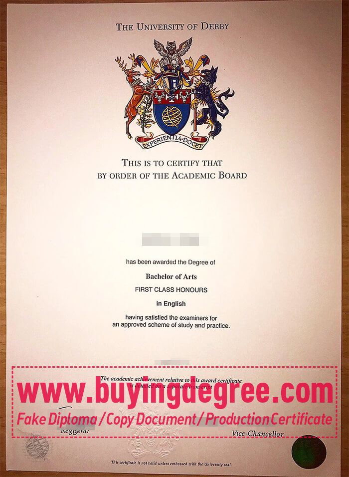 reasons to buy a University of Derby diploma University of Derby diploma