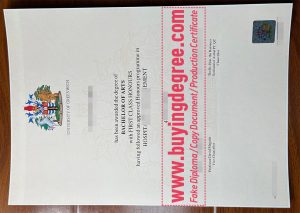 Greenwich University diploma and transcript