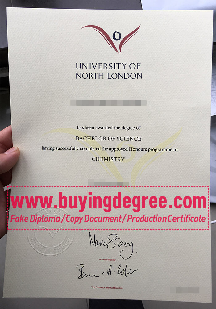 University of North London diploma