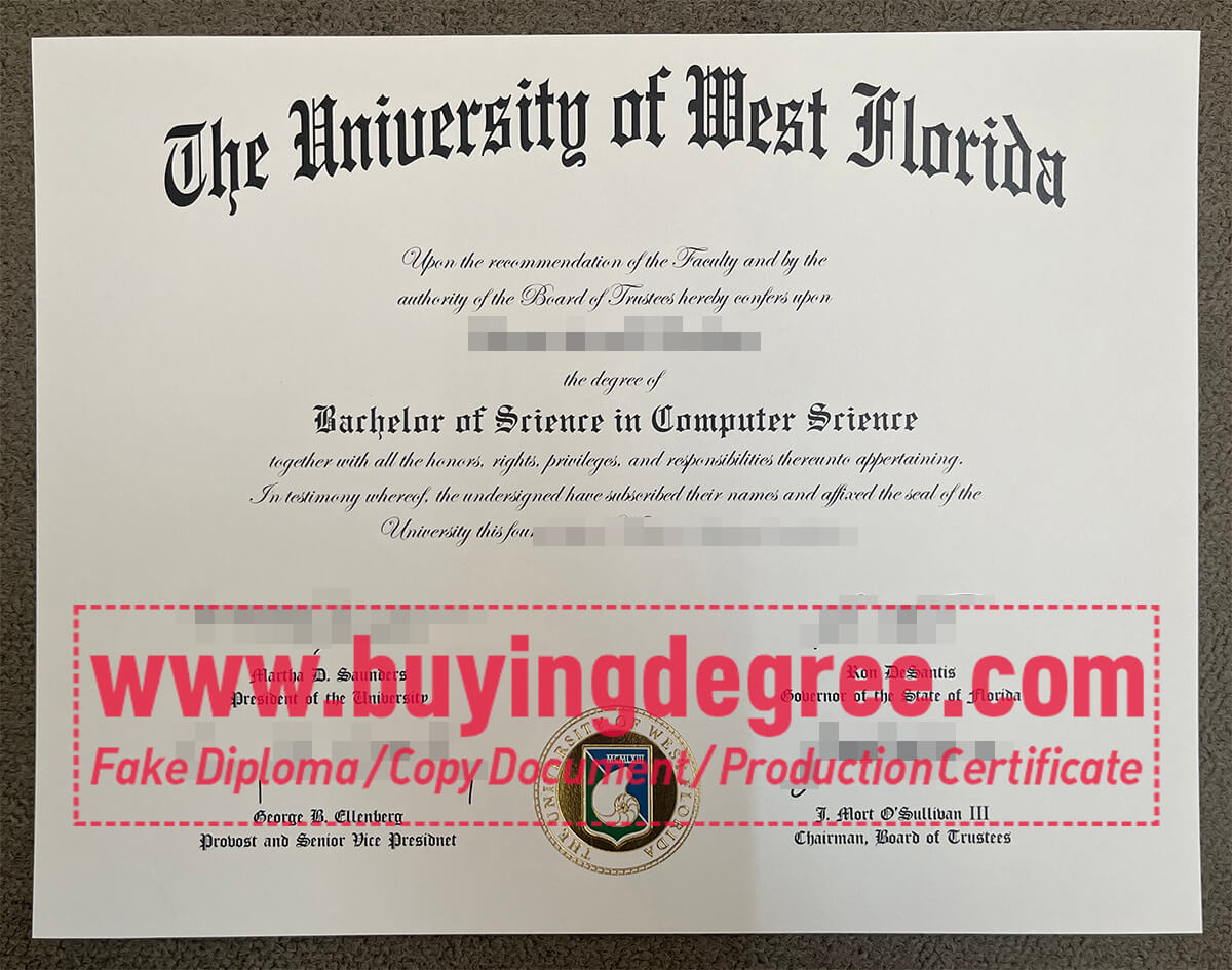 University of West Florida degree