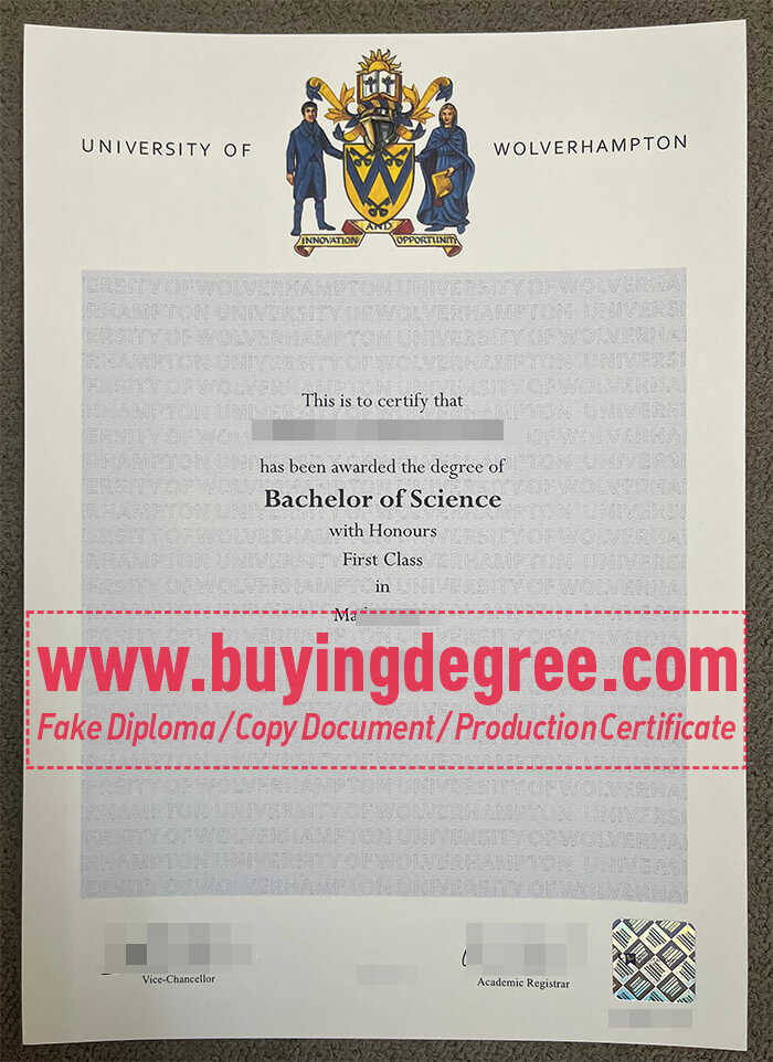 University of Wolverhampton degree