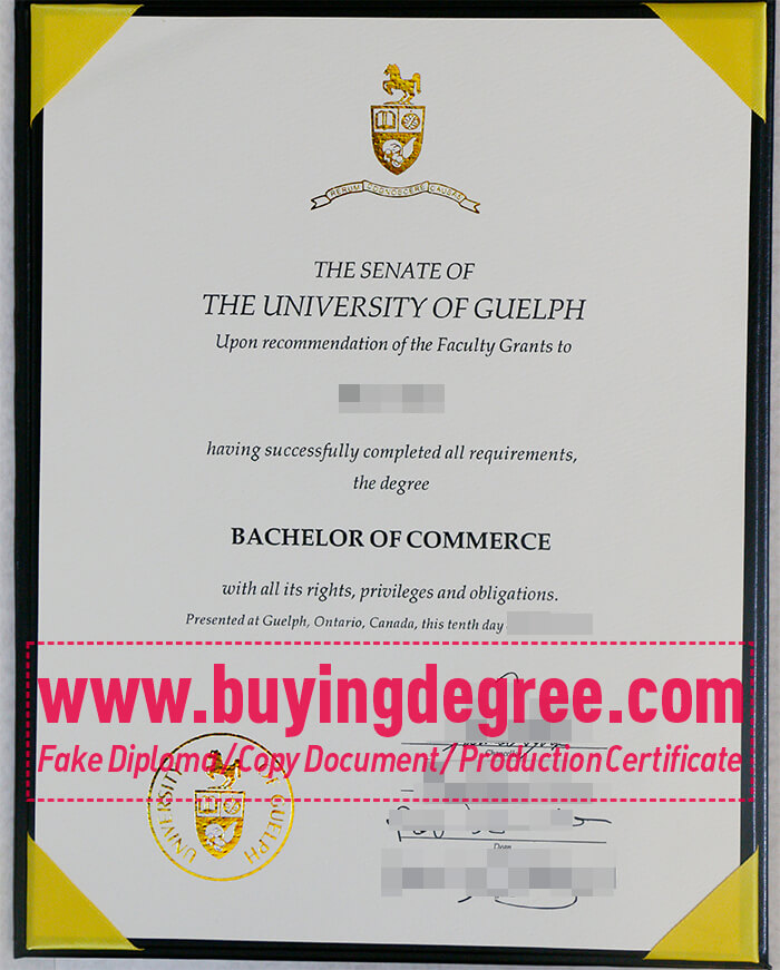 University of Guelph degree?