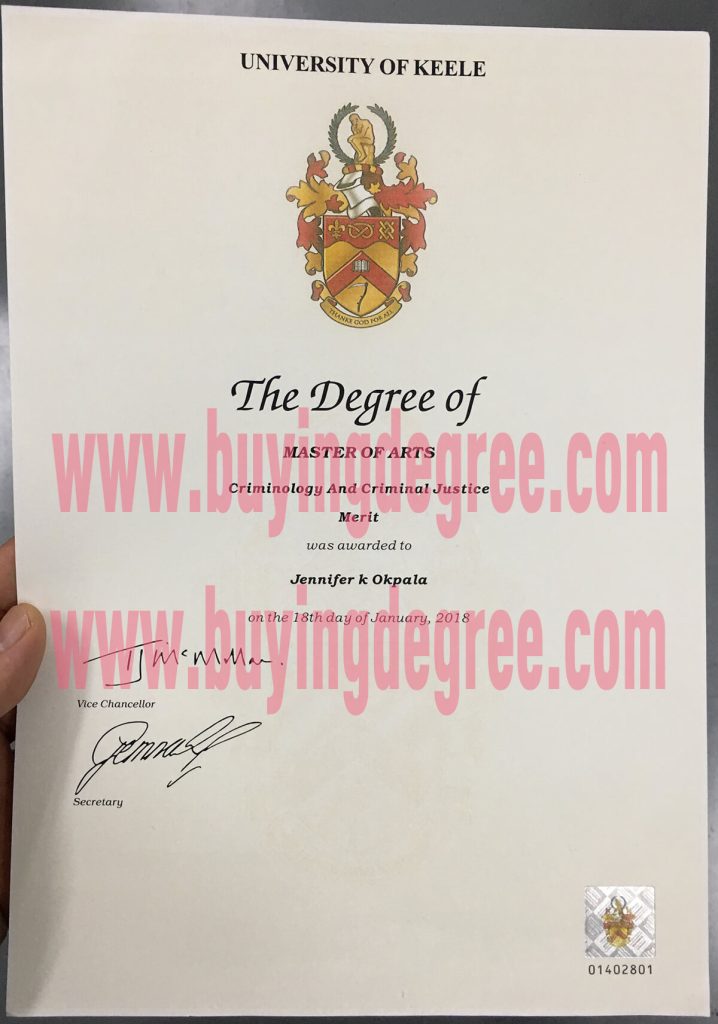 Keele University degree