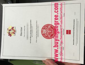 ACCA certificate with verification