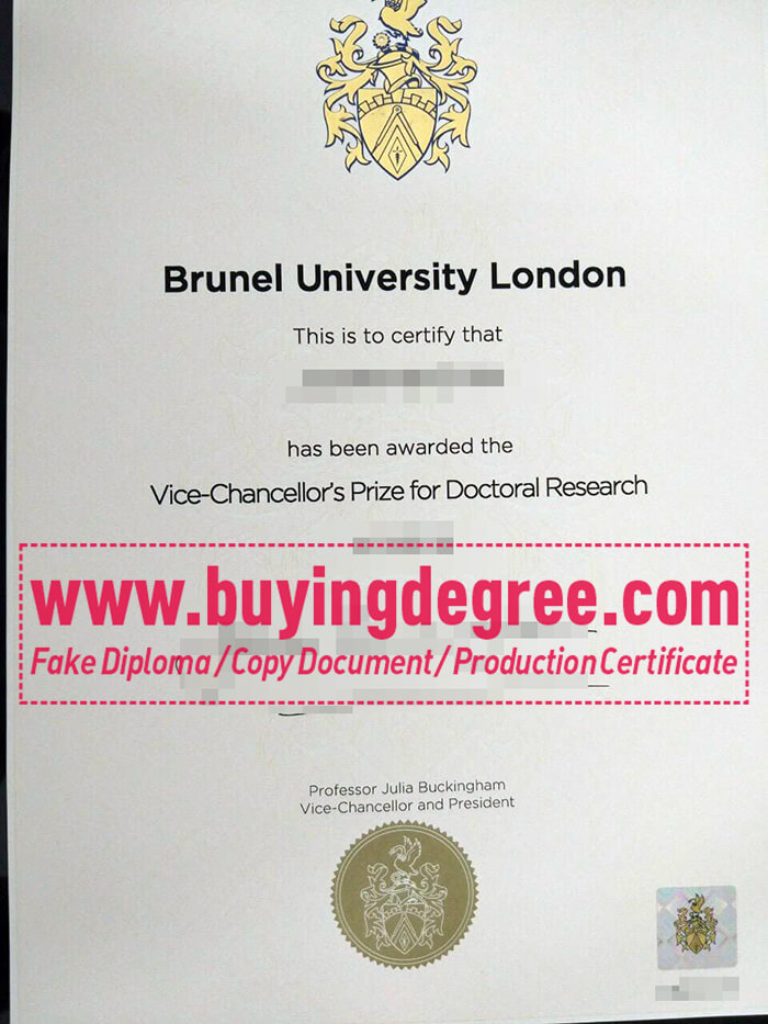 Brunel University London degree