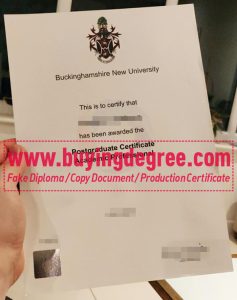 Buckinghamshire New University degree