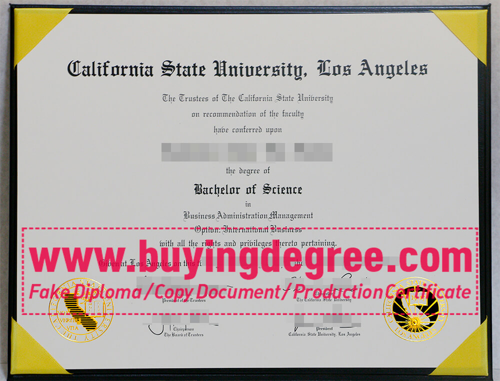 Can I buy a fake Cal State Los Angeles University degree?