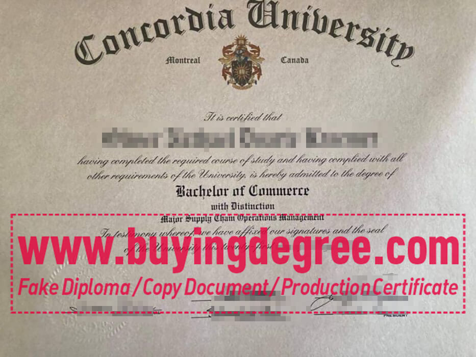 How to buy a fake Concordia University diploma