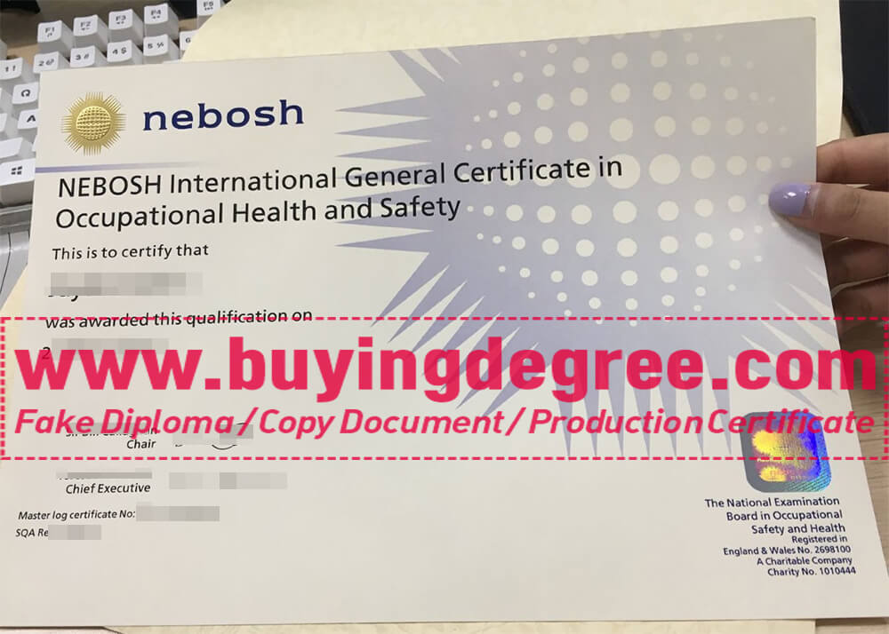 NEBOSH Certificate in Occupational Health and Safety degree