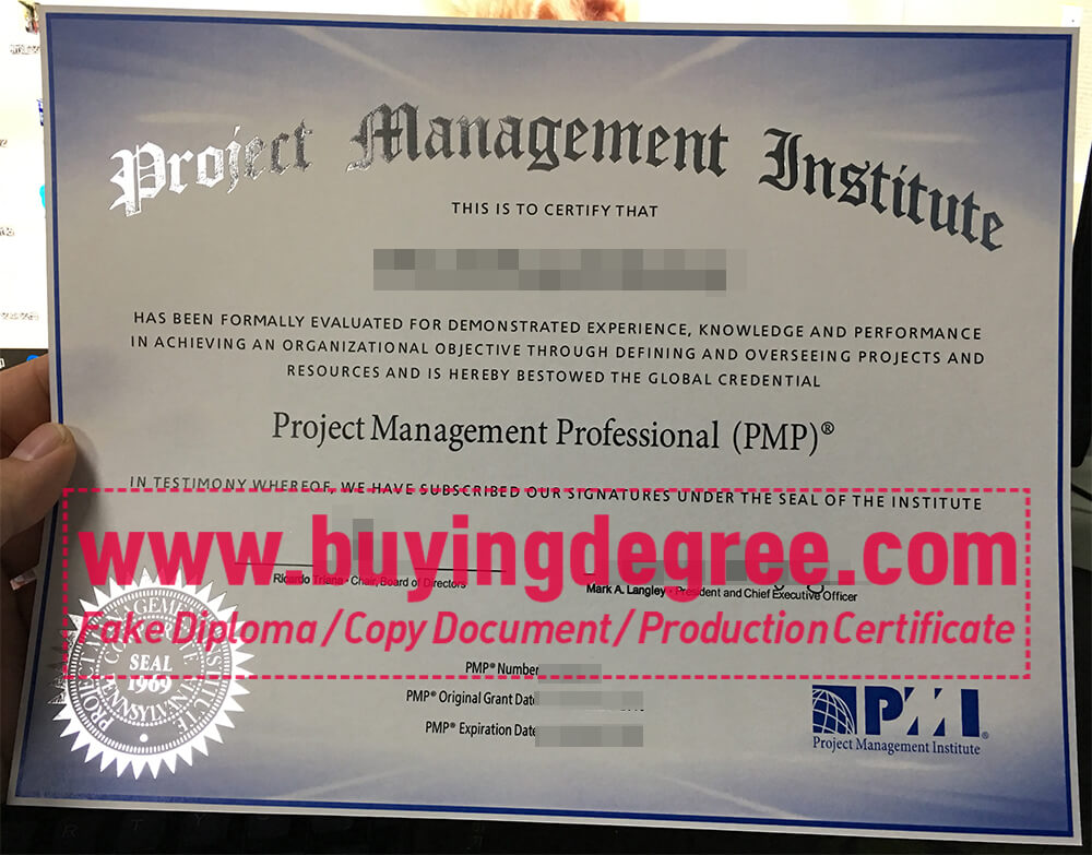 get a Project Management Professional certificate from PMI Project Management Professional certificate from PMI