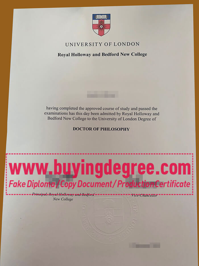 buy a Royal Holloway, University of London degree