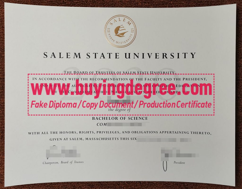 Salem State University degree online?