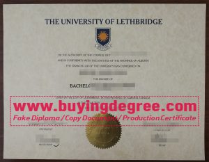 University of Lethbridge Degree