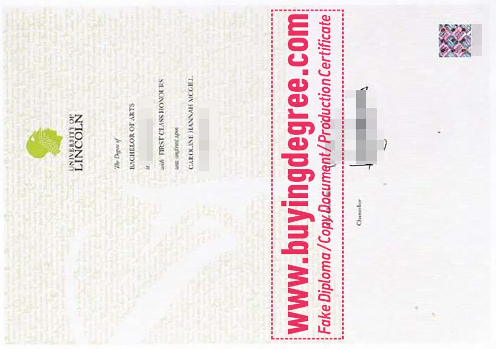 University of Lincoln degree