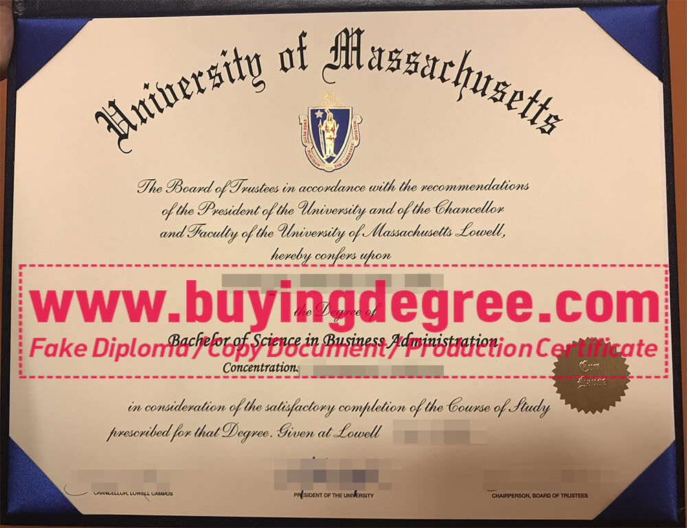 LMU diploma,  University of Massachusetts degree