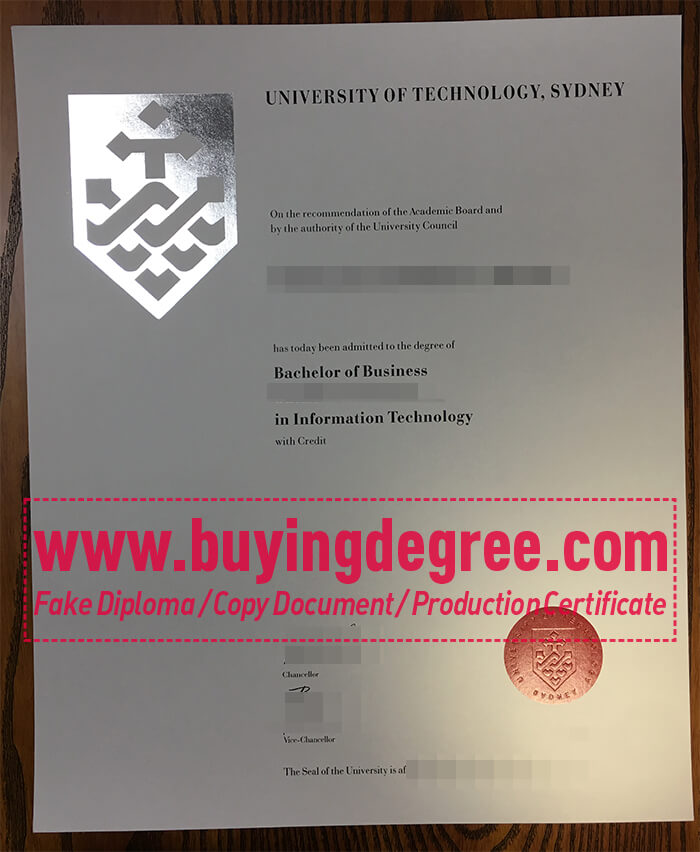 University of Technology Sydney Degree?