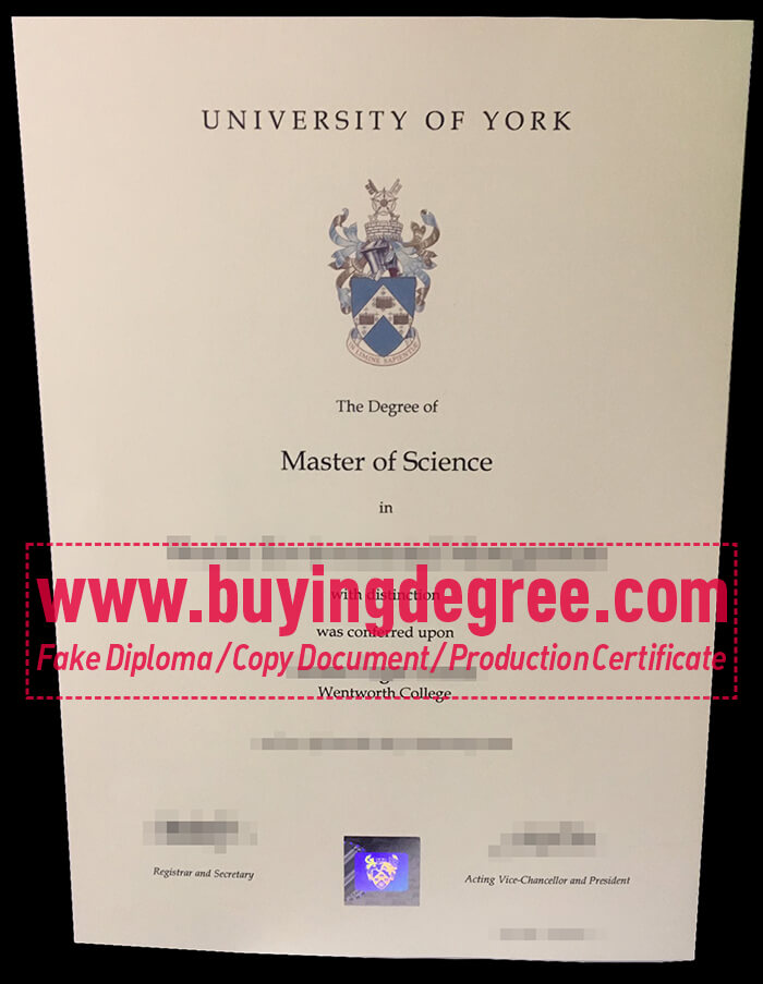 earning a University of York degree