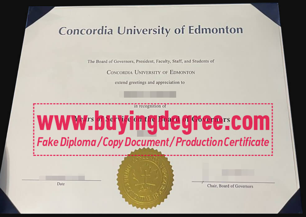 Order a fake degree from Concordia University of Edmonton Concordia University of Edmonton degree
