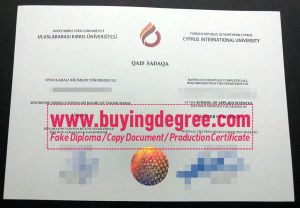 Purchase a Cyprus International University fake degree