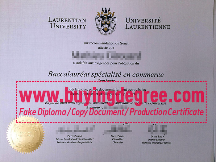 buy a Laurentian University degree