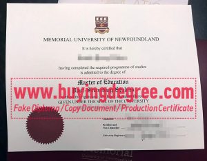 Order Memorial University of Newfoundland degree