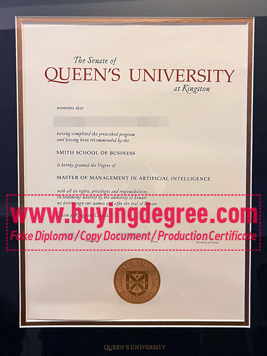 buy a Queen's University at Kingston degree