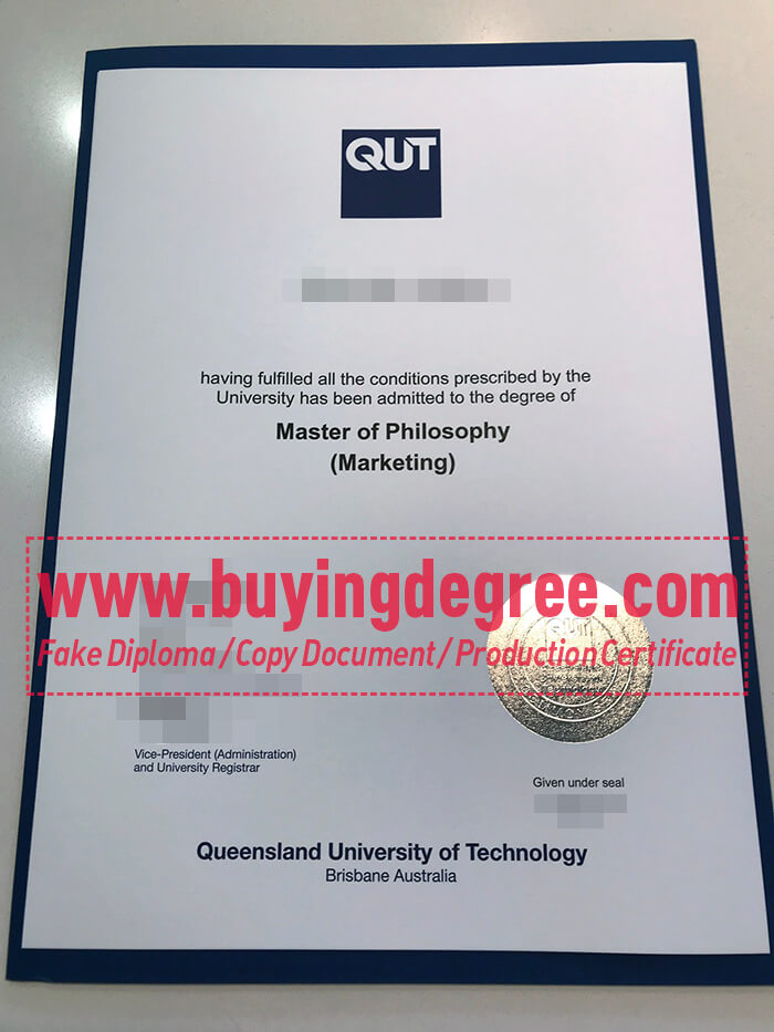 buy a fake degree from Queensland University of Technology Queensland University of Technology degree