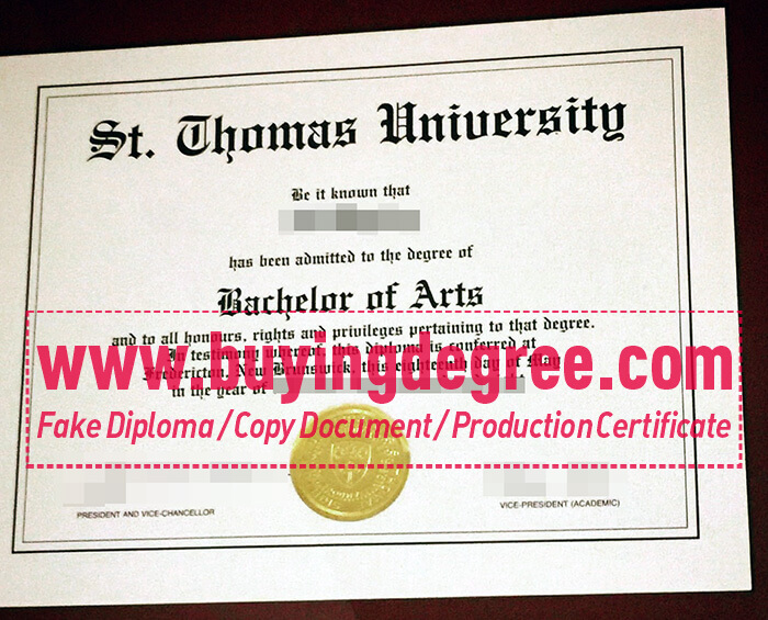 purchase a St. Thomas University degree