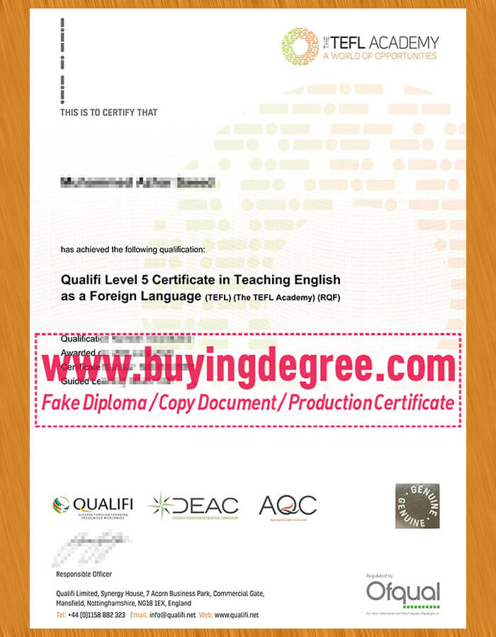 TEFL certificate Do you want to get a fake TEFL certificate?