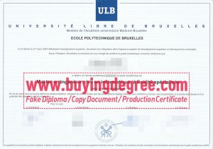 Université libre de Bruxelles degree, ULB diploma