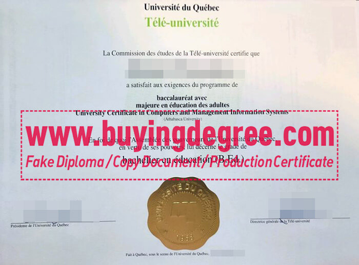 Université TÉLUQ degree, Télé-université diploma