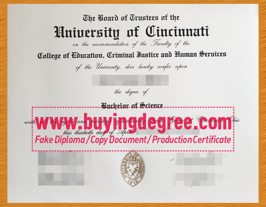 get a fake University of Cincinnati diploma?