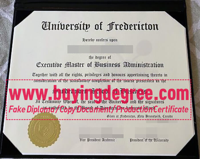 Buy a University of Fredericton degree