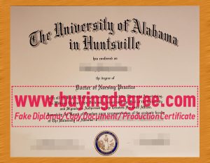 fake University of Alabama in Huntsville degree