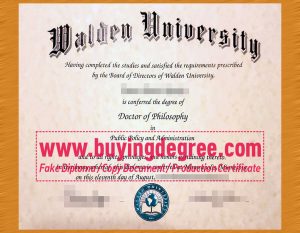 Get A Fake Walden University degree Certificate.