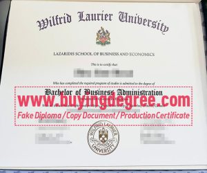 Buy a Wilfrid Laurier University degree