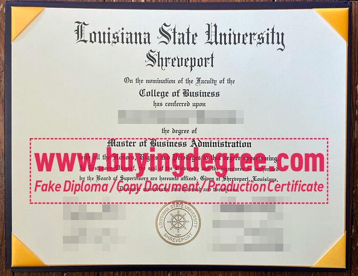 fake Louisiana State University degree