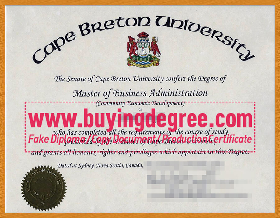 Do you want to buy a fake Cape Breton University degree in UK?