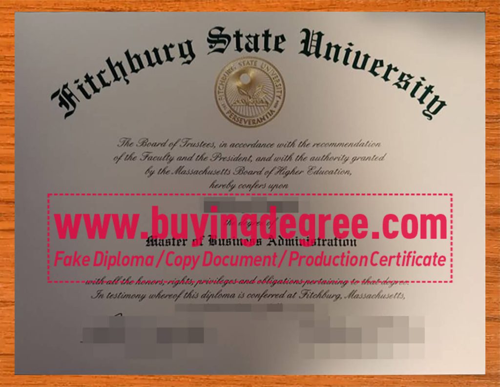 buy a fake Fitchburg State University diploma