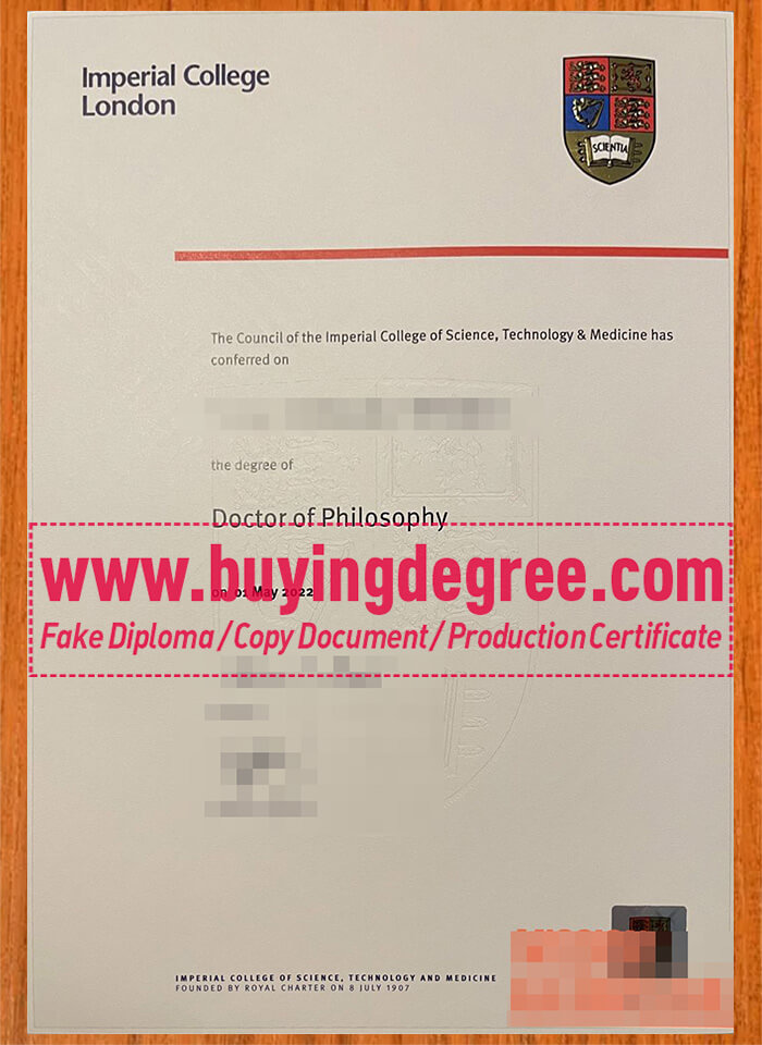 fake degree from Imperial College London What it means to earn a fake degree from Imperial College London
