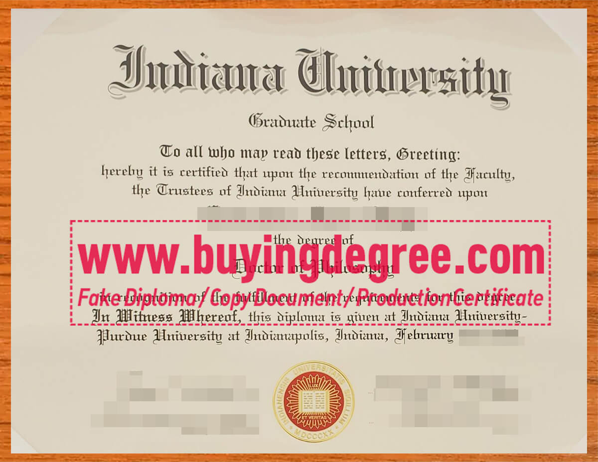 Earn a Fake Indiana University degree online